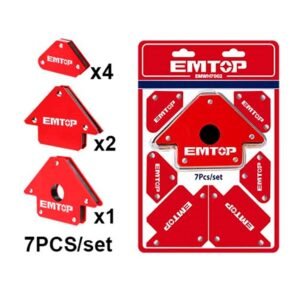 Escuadras Magneticas Soldador Set 7 Unidades Emtop C.EMWH7002