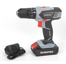 Taladro Inalambrico 20v Litioion Con Impacto Workpro W122033