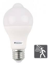 Lampara Led Con Sensor De Movimiento 10w Fria 220v Interelec 403909