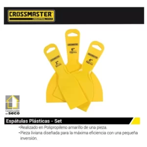 Set Espátulas Plásticas X 3u Crossmaster 9932480