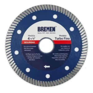 Disco Diamantado Turbo Fino 115mm Bremen 6735