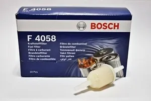 Filtro de combustible tipo Universal marca Bosch 0450904058