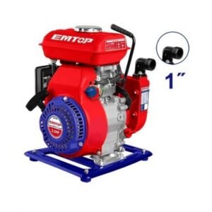 Motobomba De Agua A Nafta Industrial 100l/m 2,5hp 1pulg 105cc Emtop Egwp2512