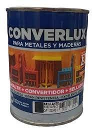 Converlux 3en1 Esmalte- Convertidor – Sellador — 1/2 Lts NEGRO BRILLANTE